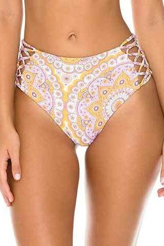 Luli Fama Alhambra Laced Up High Rise Cheeky Bottom